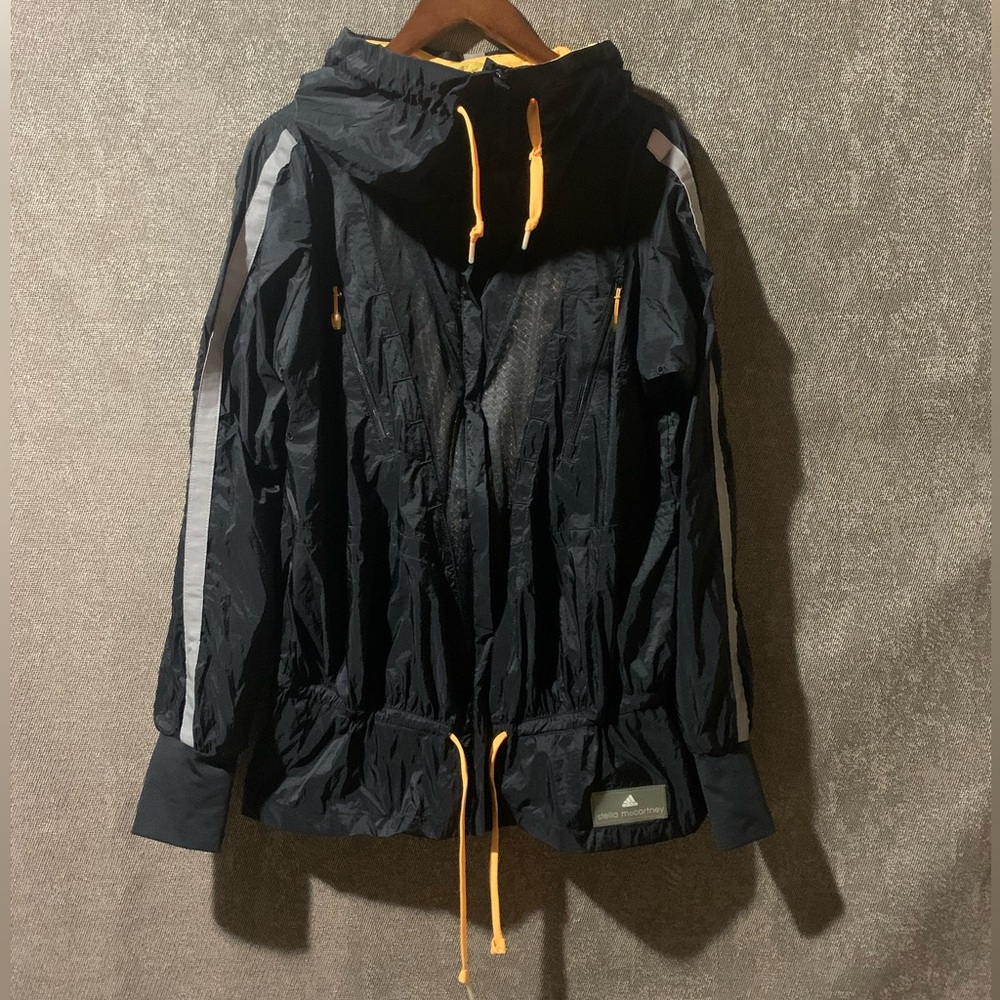 Adidas x Stella McCartney Black Windbreaker Jacket